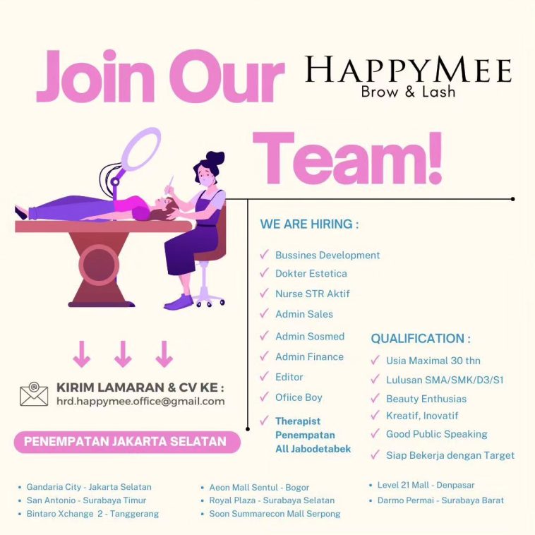 LOWKER: INFO LOKER Dokter Estetica, Admin, Nurse, Editor, Office Boy dll. Loker admin, nurse, office boy, sales, swasta