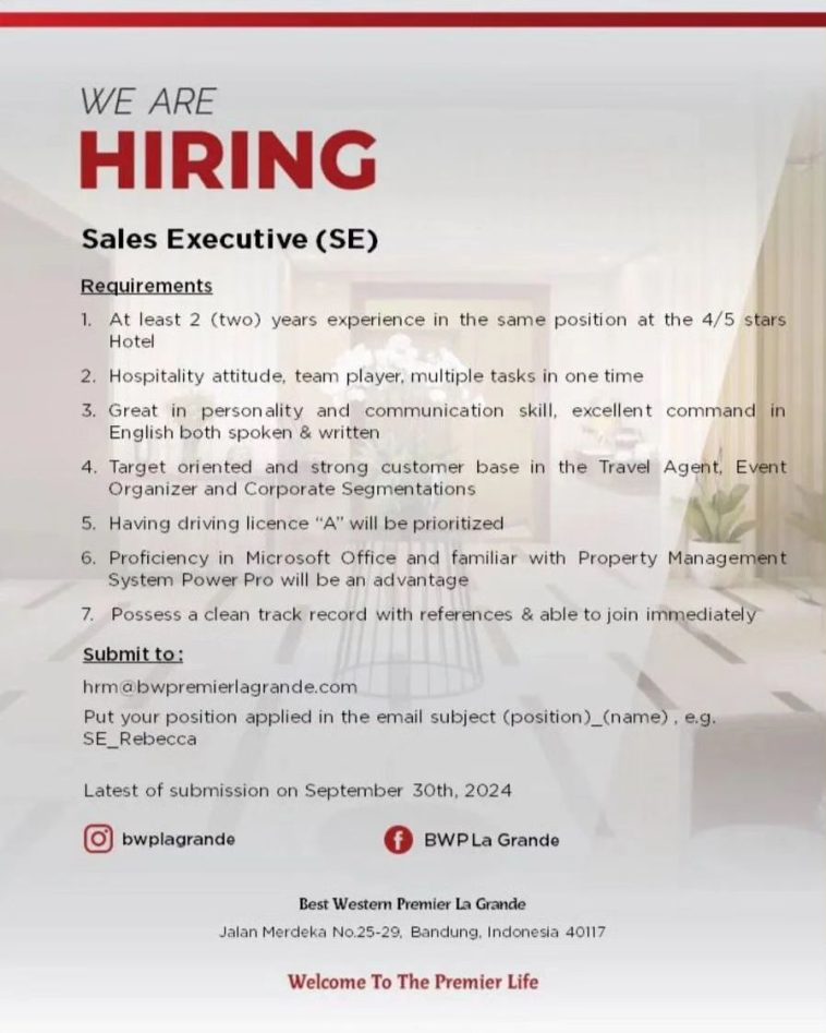 LOWKER: LOWKER Sales Executive di Best Western Premier La Grande Loker sales, swasta