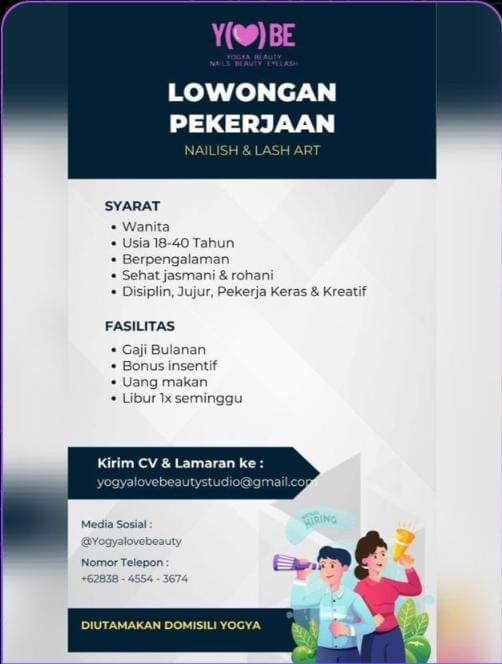 Loker Beauty, lulusan smp, swasta