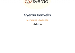 Loker admin produksi