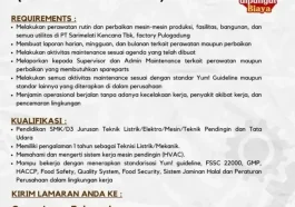 Loker teknik elektro